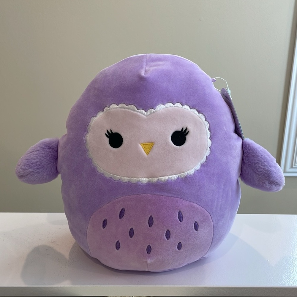 NWT 11” Scarlito the Purple Owl Squishmallow